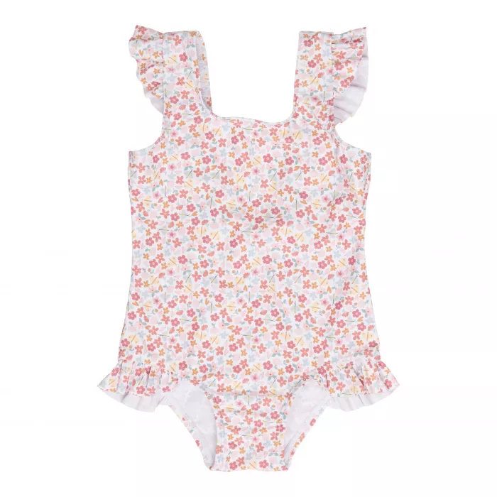 Costum de baie intreg cu protectie UV 50+ - Summer Flowers - Little Dutch