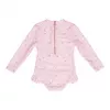 Costum de baie intreg cu maneca lunga cu protectie UV 50+ - Little Pink Flowers - Little Dutch Costum de baie intreg cu maneca lunga cu protectie UV 50+ - Little Pink Flowers - Little Dutch