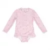 Costum de baie intreg cu maneca lunga cu protectie UV 50+ - Little Pink Flowers - Little Dutch Costum de baie intreg cu maneca lunga cu protectie UV 50+ - Little Pink Flowers - Little Dutch