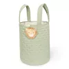 Cos de depozitare din bumbac organic pentru camera copilului - 35x45 cm -  Green Leo Safari - Little Dutch