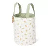 Cos de depozitare din bumbac organic pentru camera copilului - 35x45 cm -  Green Leo Safari - Little Dutch