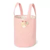 Cos de depozitare din bumbac organic pentru camera copilului - 35x45 cm -  Roz Blooming Safari - Little Dutch