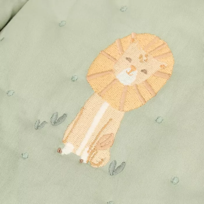 Organizator din bumbac organic pentru patut - Safari Leo - Little Dutch
