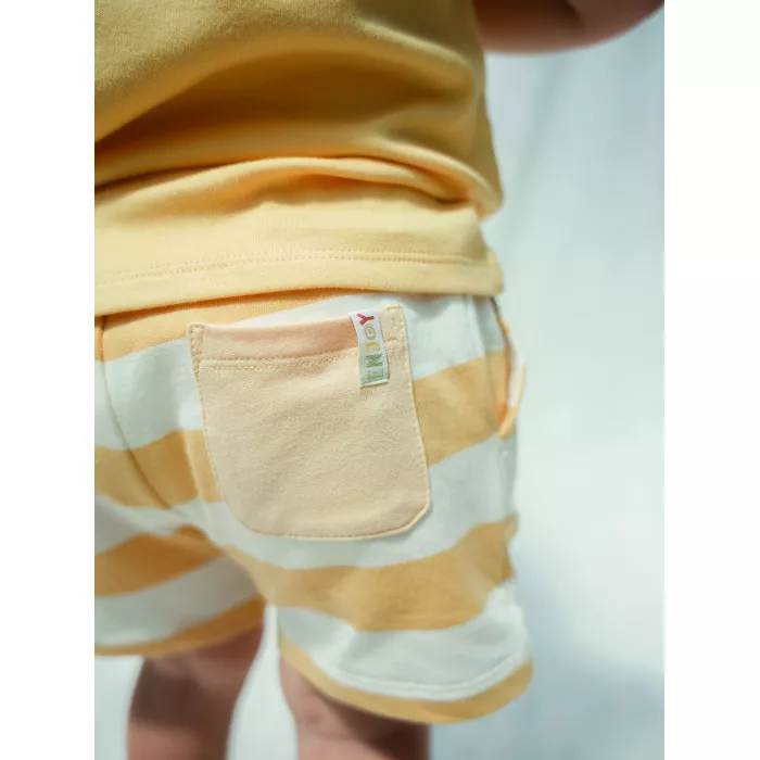 Tricou din bumbac organic - Sunny Yellow - Little Dutch