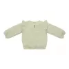 Bluza cu maneca lunga din muselina de bumbac organic - Grass Green - Little Dutch