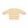 Bluza cu maneca lunga din bumbac organic- Sunny Yellow Stripes - Little Dutch