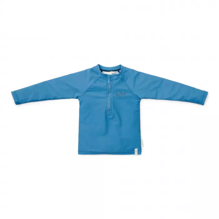 Bluza cu maneca lunga cu protectie UV 50+ - Blue Wale - Little Dutch