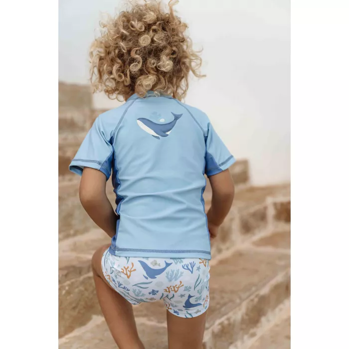 Slip pentru baie cu protectie UV 50+ - Ocean Dreams Blue - Little Dutch