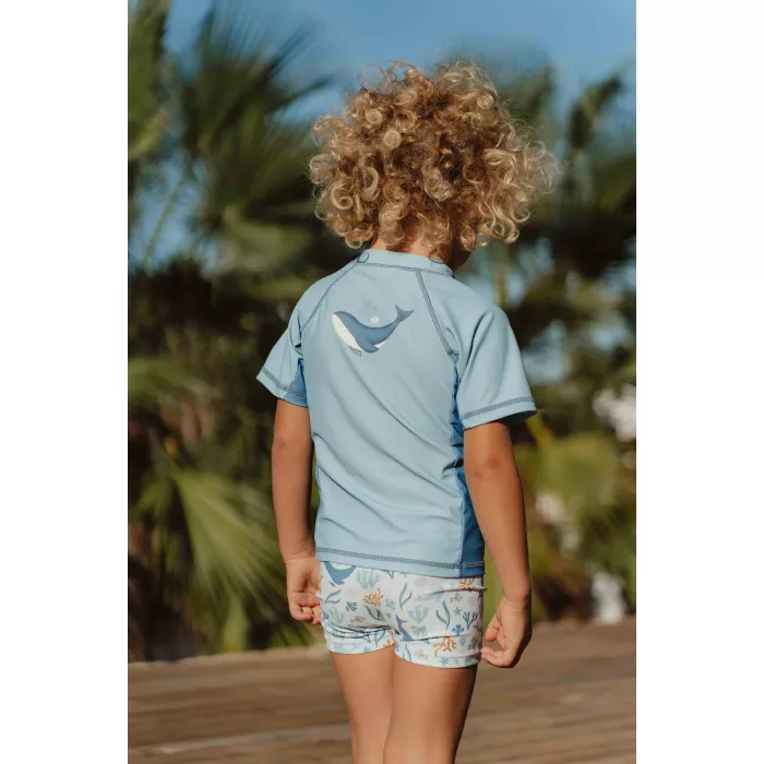 Slip pentru baie cu protectie UV 50+ - Ocean Dreams Blue - Little Dutch