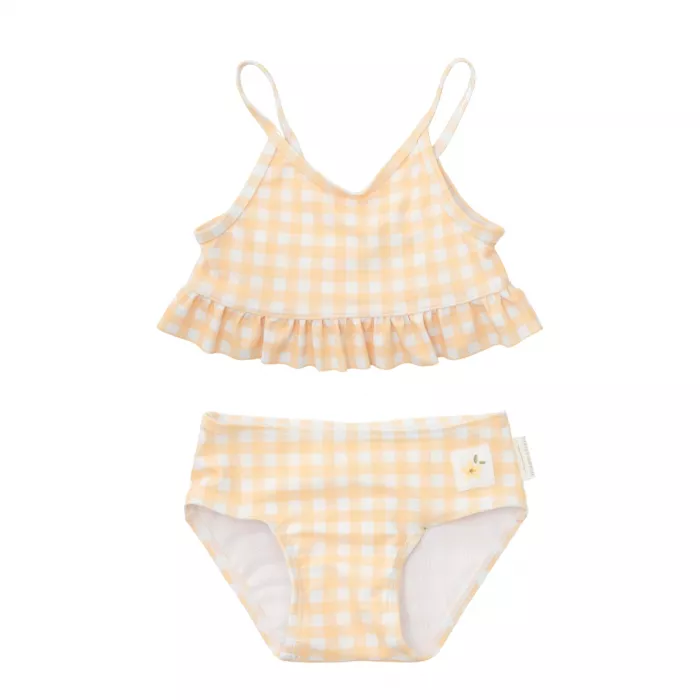 Costum de baie cu doua piese cu protectie UV 50+ - Sunshine Checks - Little Dutch