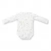 Body kimono cu maneca lunga  din bumbac organic - Baby Bunny - Little Dutch
