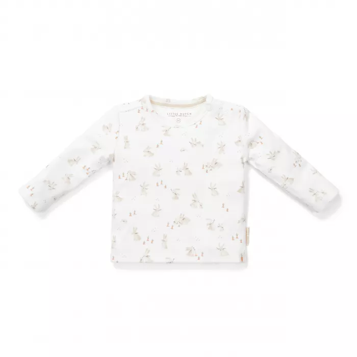 Bluza cu maneca lunga din bumbac organic - Baby Bunny - Little Dutch