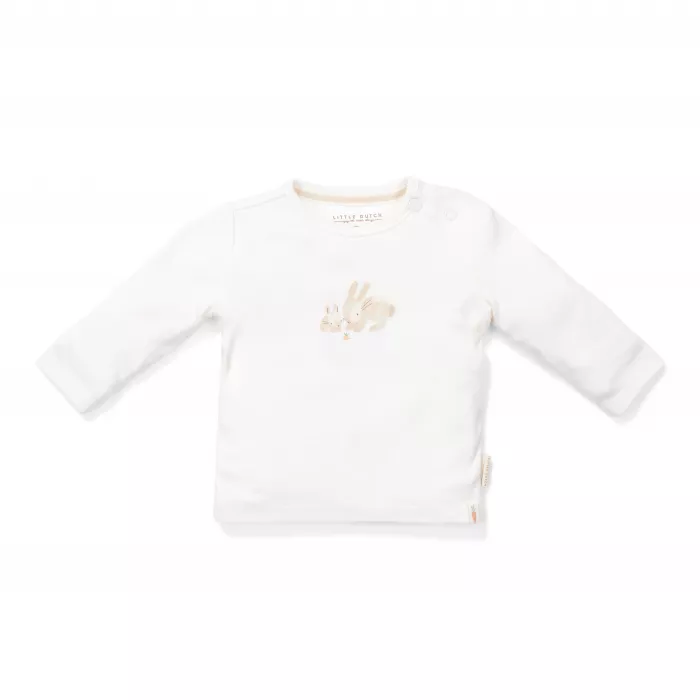 Bluza cu maneca lunga din bumbac organic - Bunnies - Little Dutch