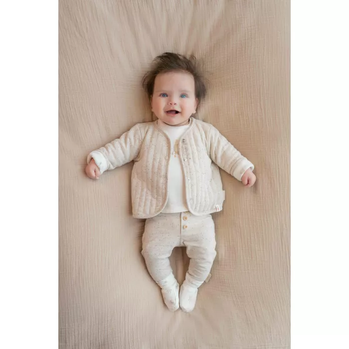 Bluza cu maneca lunga din bumbac organic - Bunnies - Little Dutch