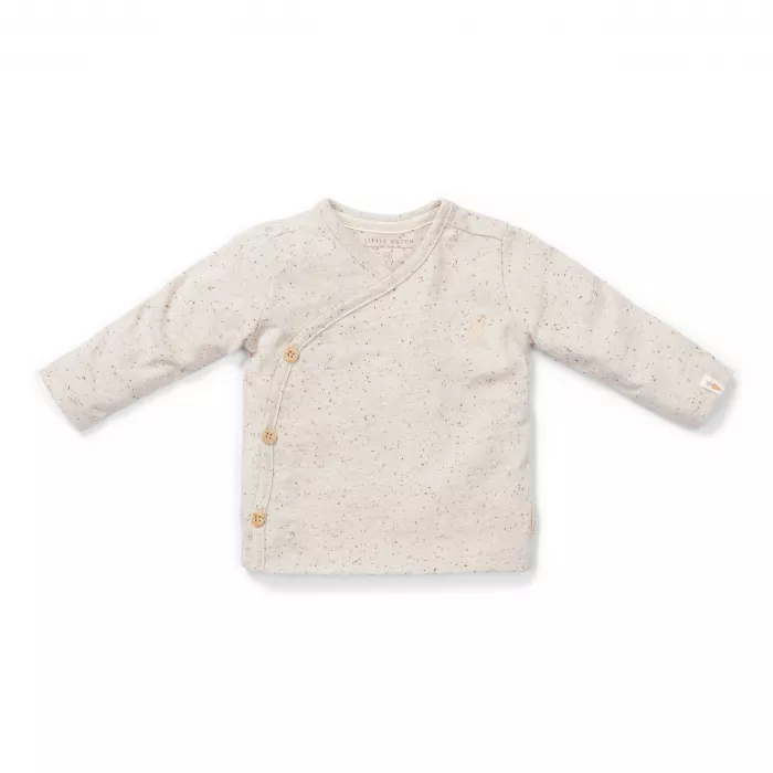 Cardigan din bumbac organic pentru bebelusi - Nappy Sand - Baby Bunny - Little Dutch