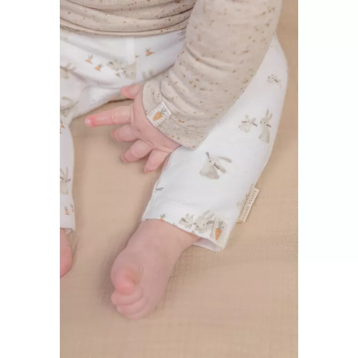 Cardigan din bumbac organic pentru bebelusi - Nappy Sand - Baby Bunny - Little Dutch