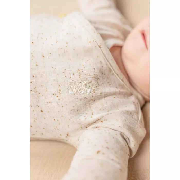 Cardigan din bumbac organic pentru bebelusi - Nappy Sand - Baby Bunny - Little Dutch