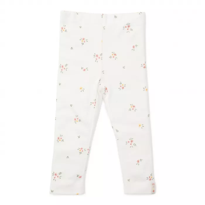 Pantaloni cu print complet din bumbac organic - Baby Bunny - Little Dutch