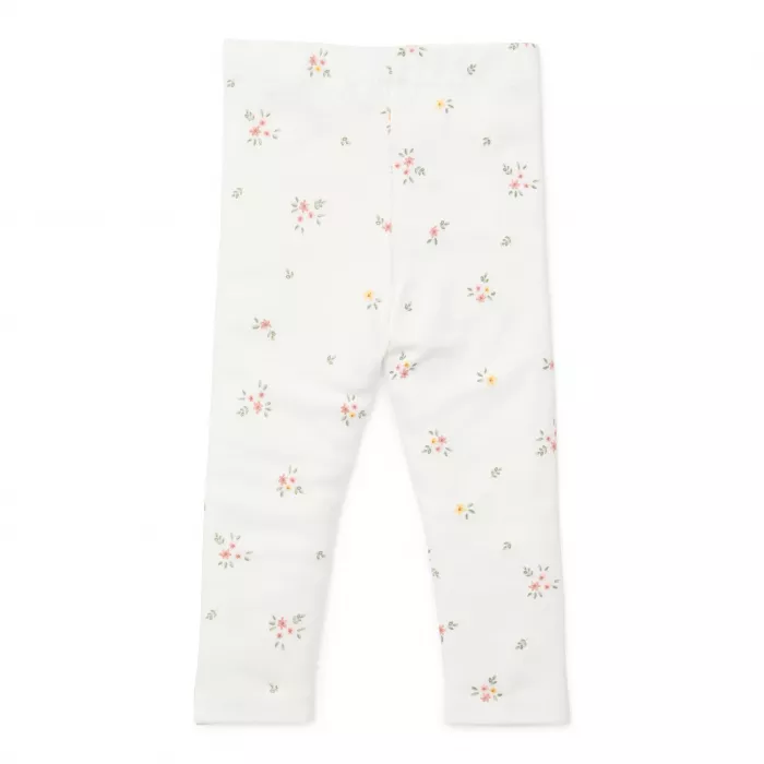 Pantaloni cu print complet din bumbac organic - Baby Bunny - Little Dutch