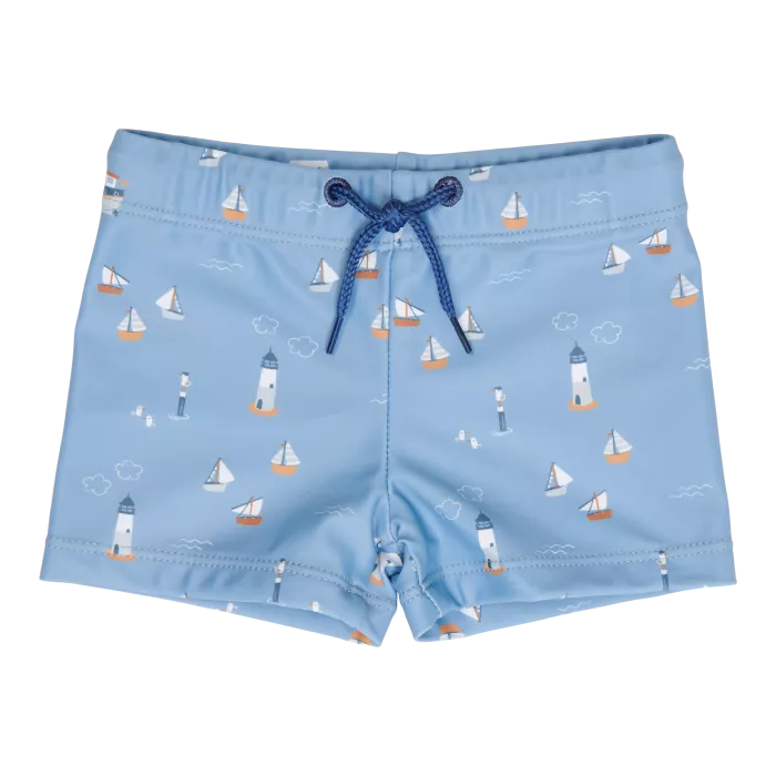 Slip pentru baie cu protectie UV 50+ - Sailors Bay - Dark Blue - Little Dutch