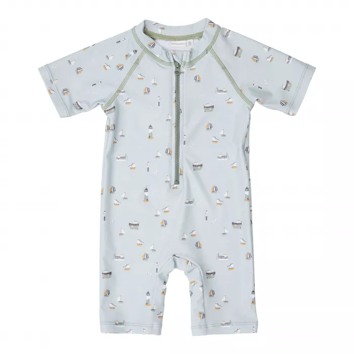 Costum de baie intreg cu protectie UV 50+ - Sailors Bay - Olive - Little Dutch Costum de baie intreg cu protectie UV 50+ - Sailors Bay - Olive - Little Dutch