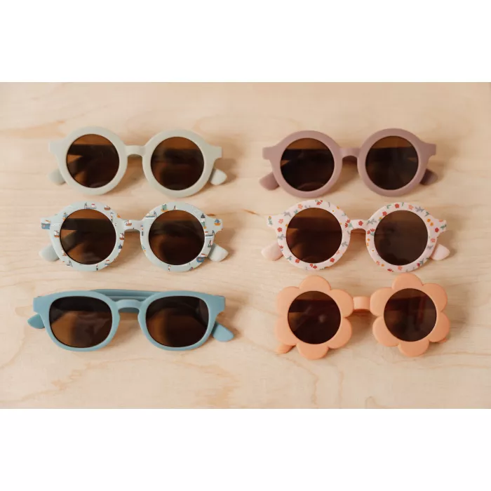 Ochelari de soare pentru copii cu protectie UV400 - Muave - Little Dutch