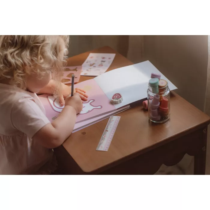 Carte de colorat - Fairy Garden - Little Dutch