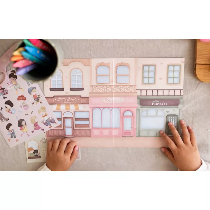 Carte cu activitati pentru copii - ROSA - Little Dutch