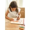 Carte cu masti pentru decupat - stickere si foarfeca incluse - ROSA - Little Dutch
