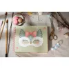Carte cu masti pentru decupat - stickere si foarfeca incluse - ROSA - Little Dutch