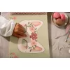Carte cu masti pentru decupat - stickere si foarfeca incluse - ROSA - Little Dutch
