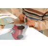Carte cu activitati pentru decupat - stickere si foarfeca incluse - Jim - Little Dutch