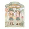 Carte reutilizabilă cu stickere Safari Friends