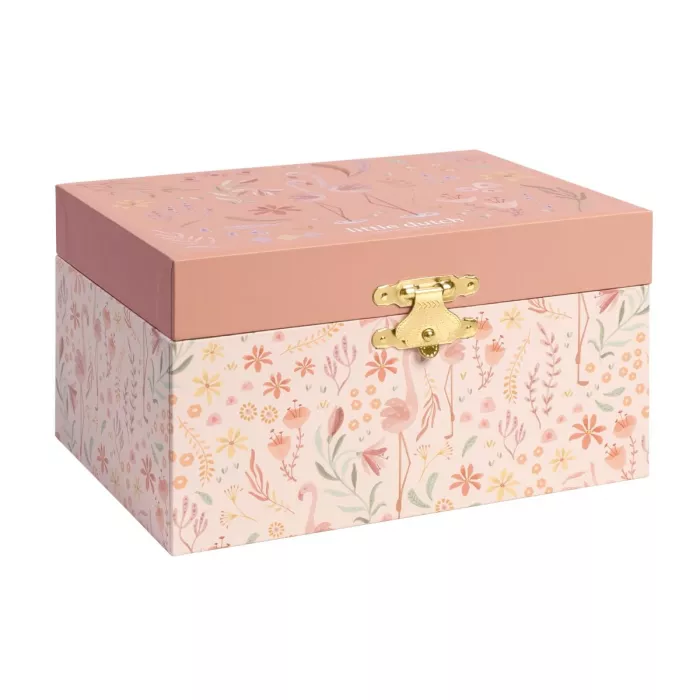 Cutie muzicală pentru bijuterii Flamingo Flowers