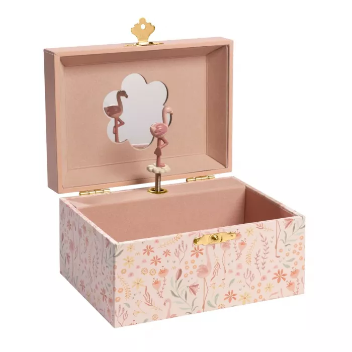 Cutie muzicală pentru bijuterii Flamingo Flowers