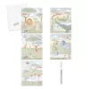 Carte magică de colorat cu apă Safari Friends