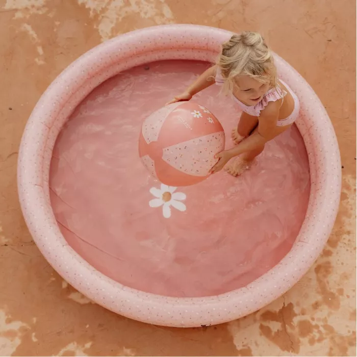 Piscina gonflabila pentru copii - 150 cm - Little Pink Flowers - Little Dutch