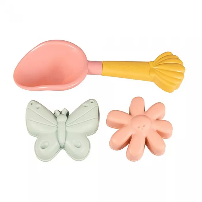 Jucarii pentru plaja cu forme pentru nisip - Flowers & Butterflies - Little Dutch