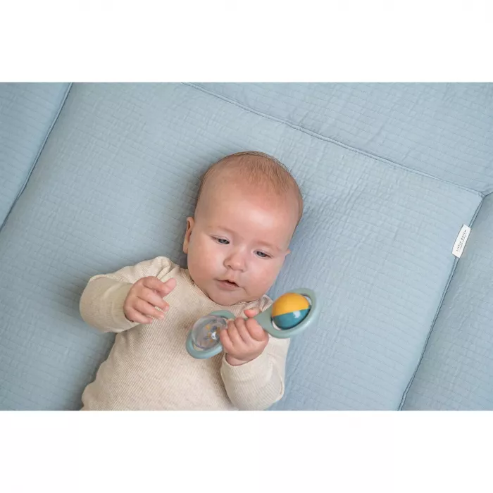Jucarie zornaitoare pentru bebelusi - Blue - Little Dutch