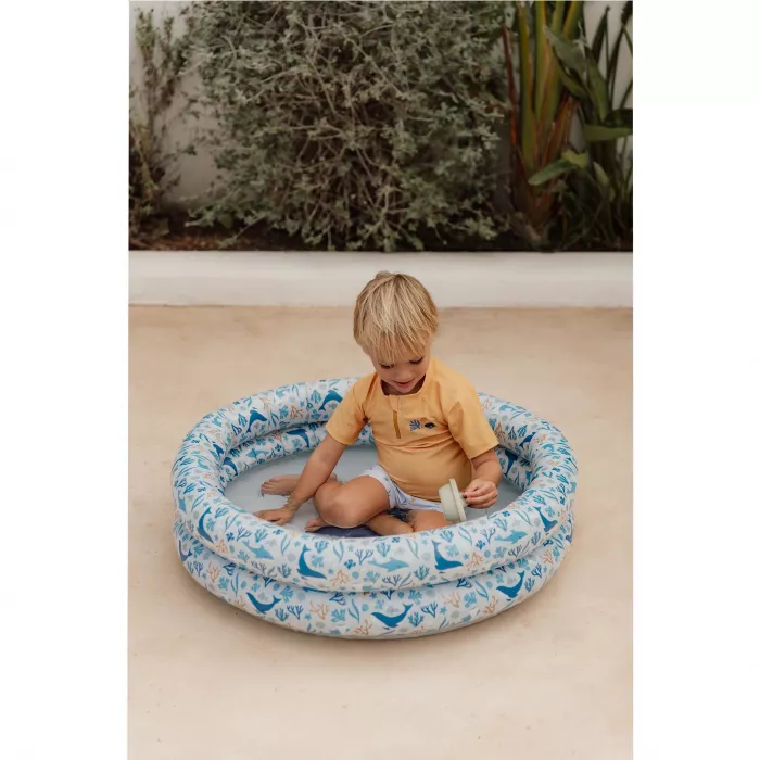 Piscina gonflabila pentru copii - 80 cm - Ocean Dreams - Albastru - Little Dutch