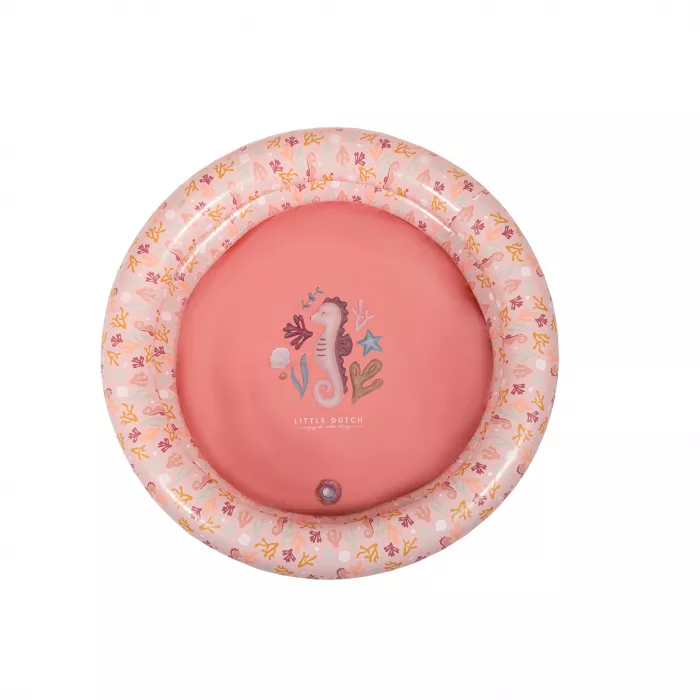 Piscina gonflabila pentru copii - 80 cm - Ocean Dreams - Roz - Little Dutch