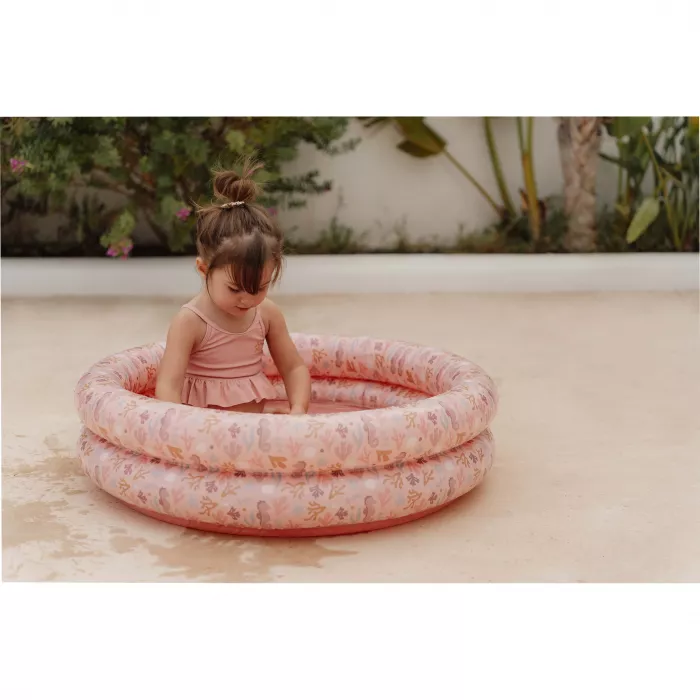 Piscina gonflabila pentru copii - 80 cm - Ocean Dreams - Roz - Little Dutch