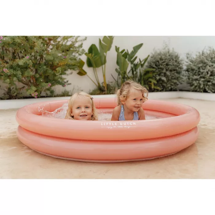 Piscina gonflabila pentru copii - 150 cm - Ocean Dreams - Roz - Little Dutch