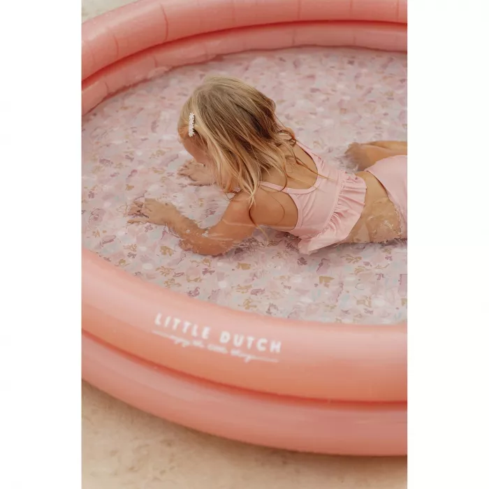 Piscina gonflabila pentru copii - 150 cm - Ocean Dreams - Roz - Little Dutch