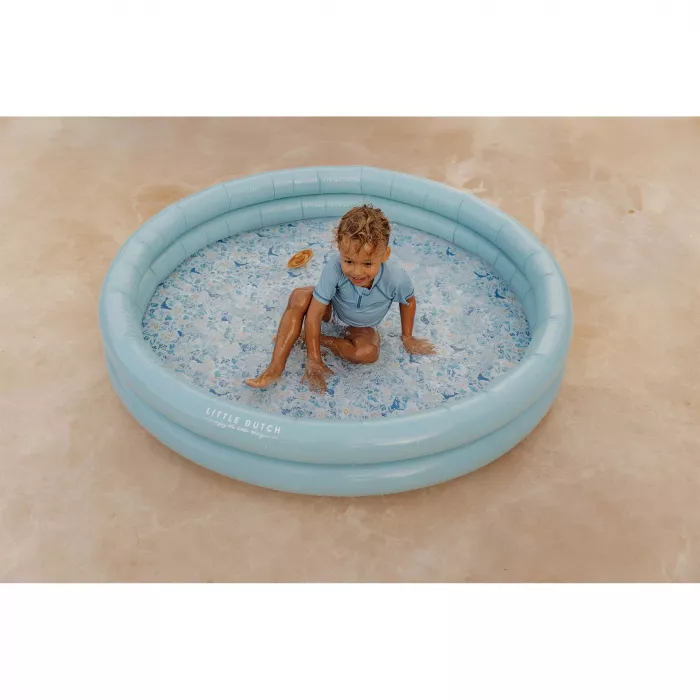 Piscina gonflabila pentru copii - 150 cm - Ocean Dreams - Albastru - Little Dutch