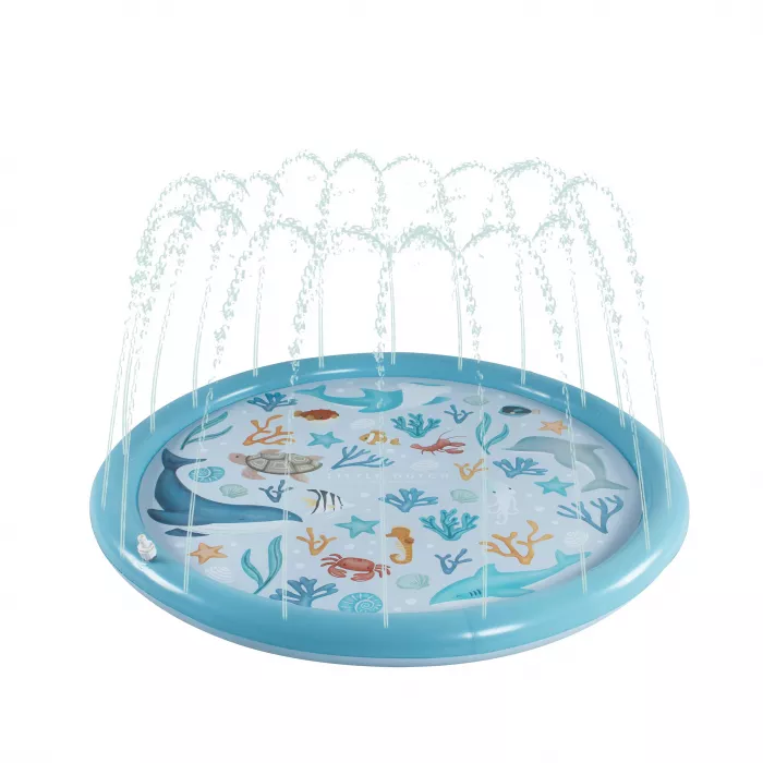 Piscina gonflabila cu aspersoare pentru copii - Ocean Dreams - Albastru - Little Dutch