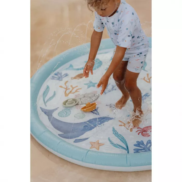 Piscina gonflabila cu aspersoare pentru copii - Ocean Dreams - Albastru - Little Dutch