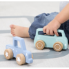 Masinuta clasica din lemn pick up - albastra - Little Dutch Masinuta clasica din lemn pick up - albastra - Little Dutch