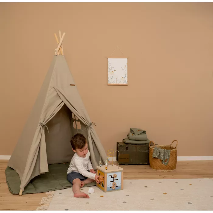 Cort Teepee pentru copii - Olive - Little Dutch