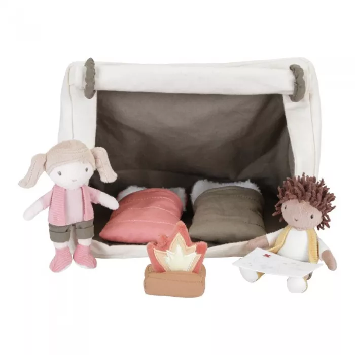 Set de joaca cu Anna si Jack - Camping - Little Dutch